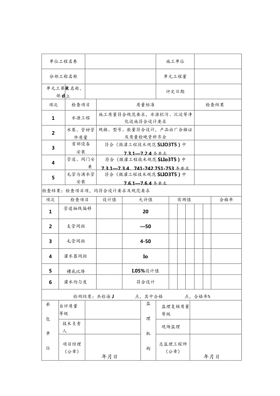 高标准农田水利工程检测检验与工程质量评定表.docx_第2页