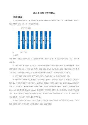 地面工程施工技术方案.docx