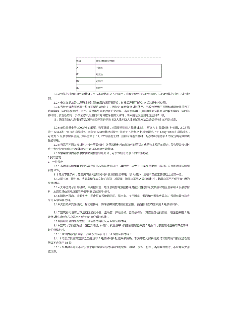 GB50222-2001 建筑内部装修设计防火规范 (修改版).docx_第2页