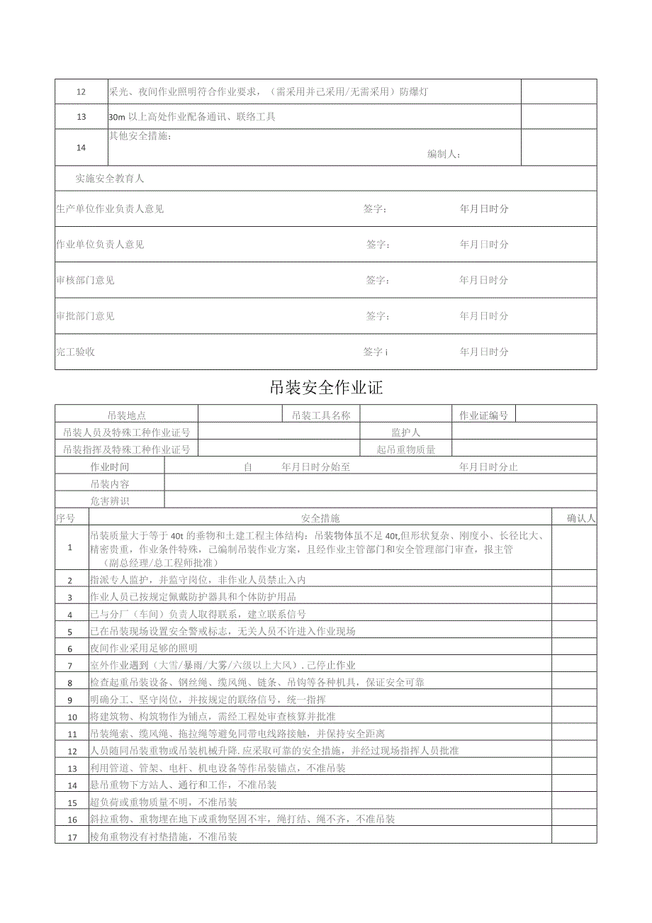 公司企业八大高危作业票、风险分析详解.docx_第3页