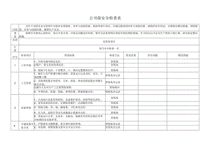 公司级安全检查表范文.docx