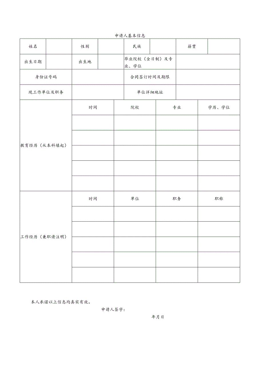 自贡市人才安居保障申请表.docx_第2页