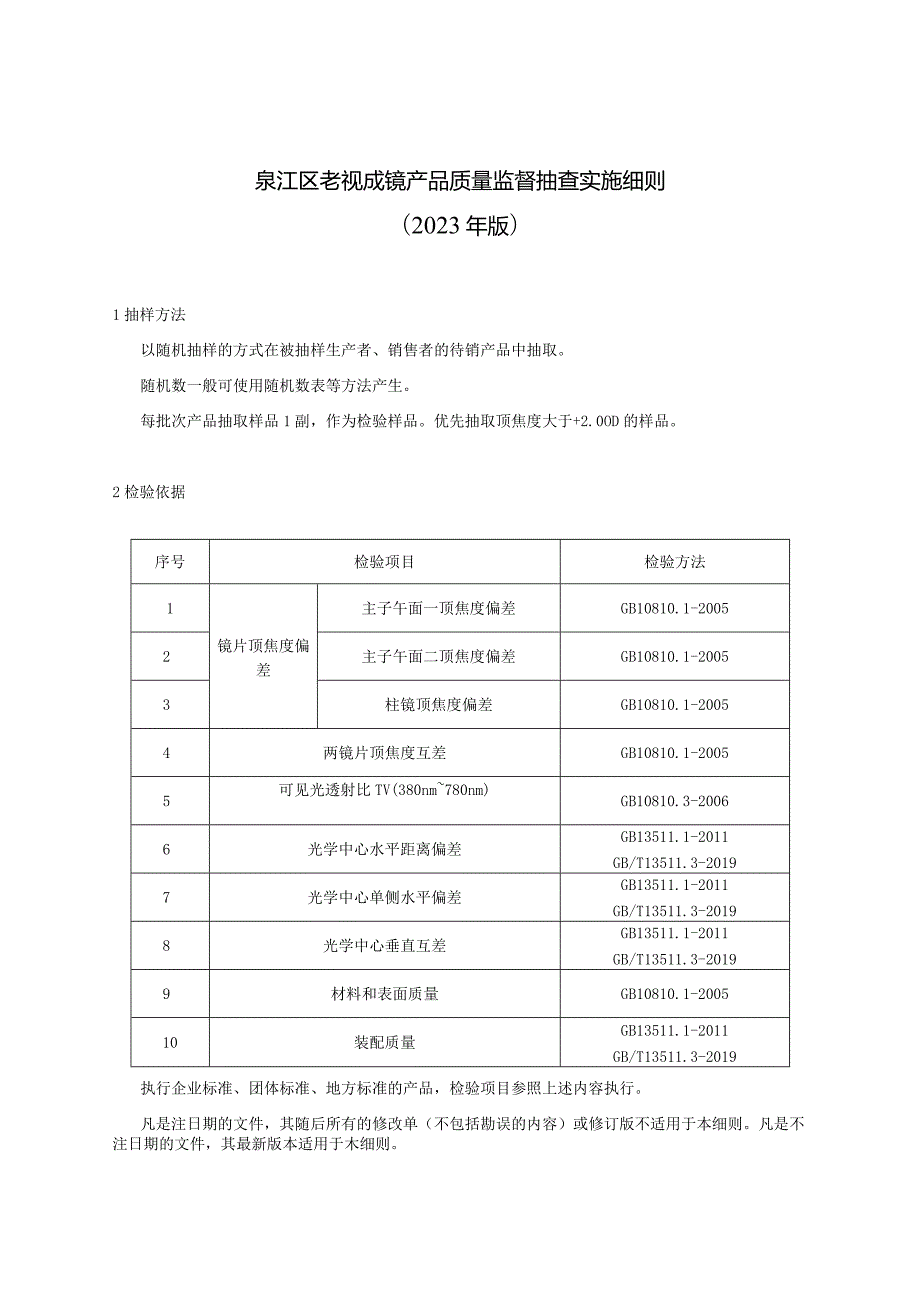 綦江区老视成镜产品质量监督抽查实施细则2023年版.docx_第1页