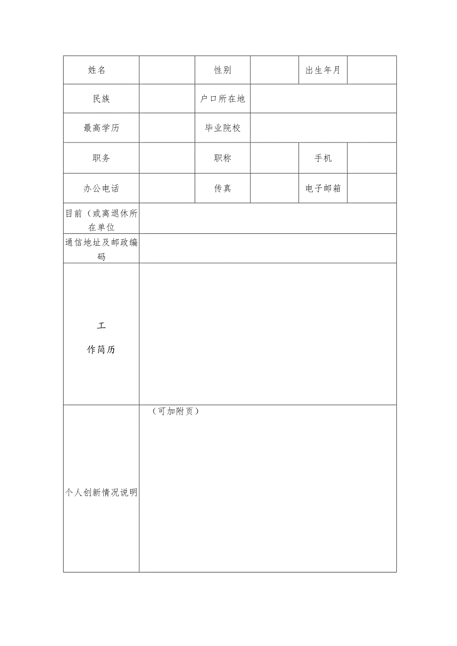 菏泽市优秀专利发明人奖申报书.docx_第2页