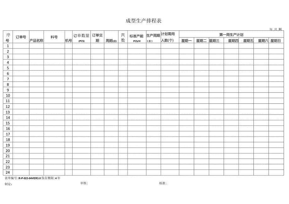 成型生产排程表.docx_第1页