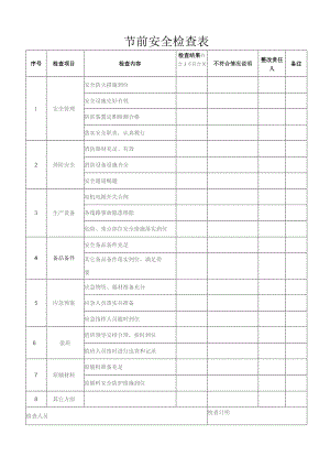 节前安全检查表范文.docx