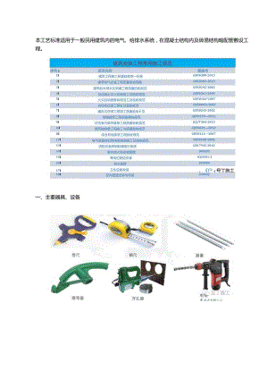 本工艺标准适用于一般民用建筑内的电气.docx