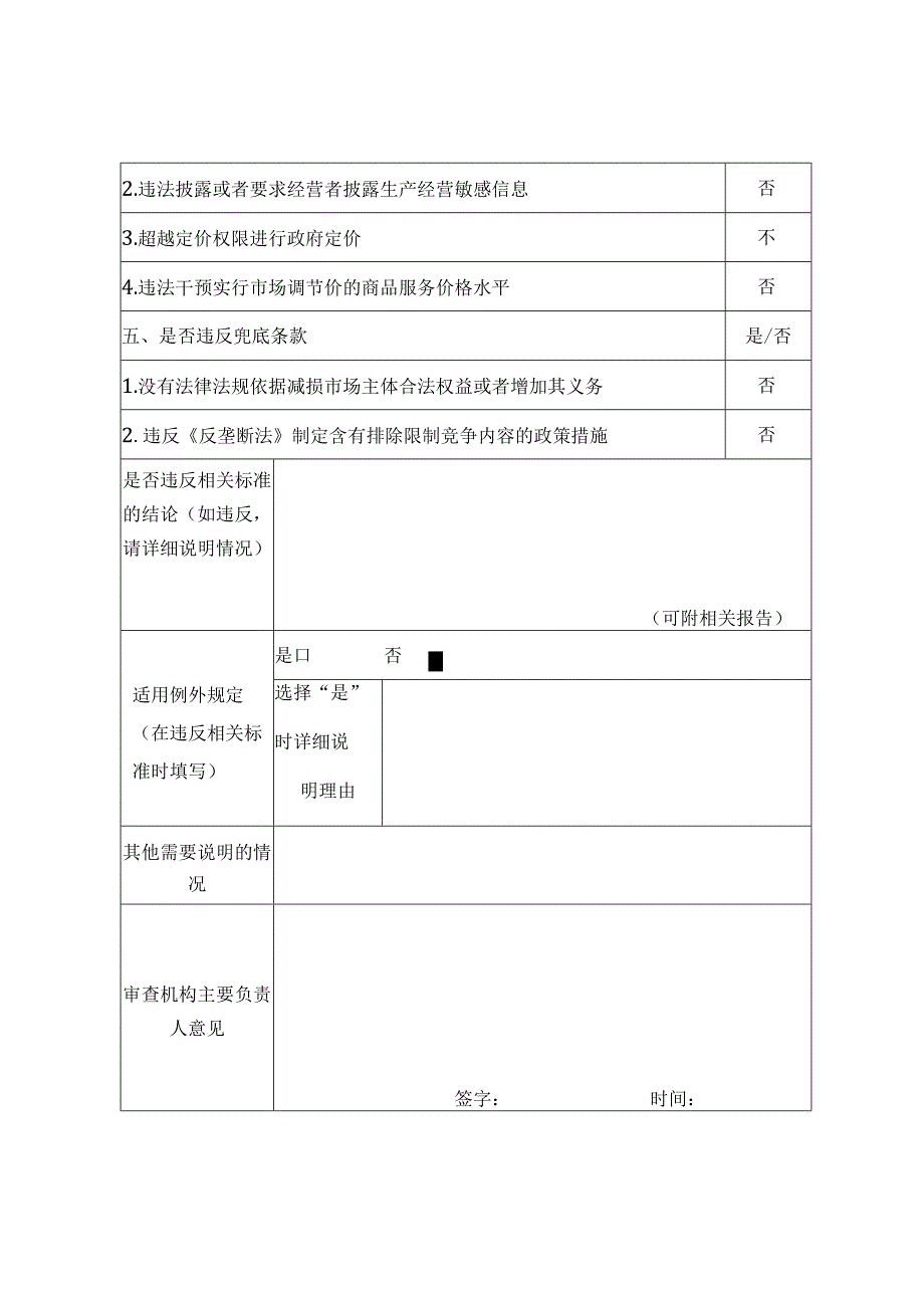 XX对安全生产领域失信行为开展联合惩戒实施细则公平竞争审查表.docx_第3页