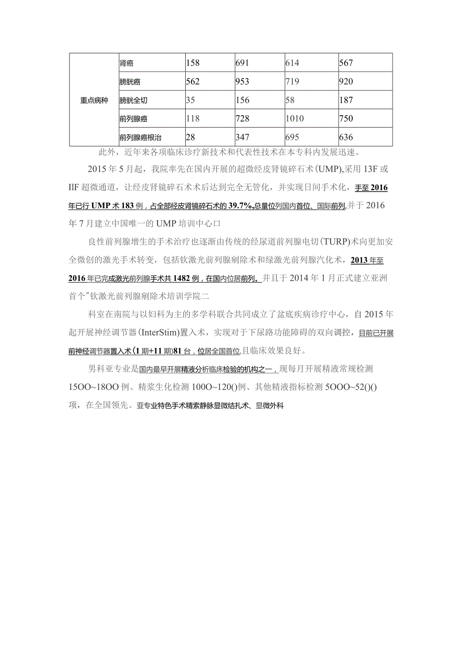 基于医院肝脏泌尿诊疗中心项目的泌尿外科学科规划草案.docx_第3页