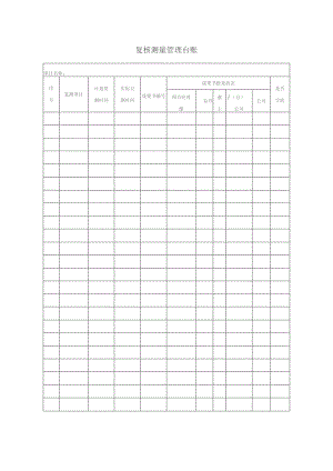 复核测量管理台账.docx