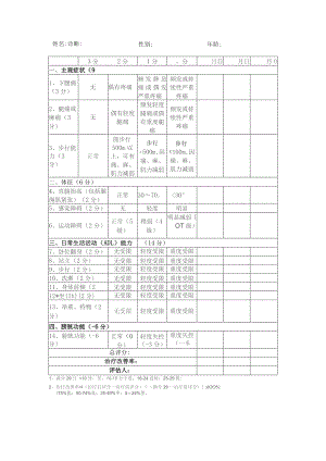 下腰痛评分表（JOA评分）.docx