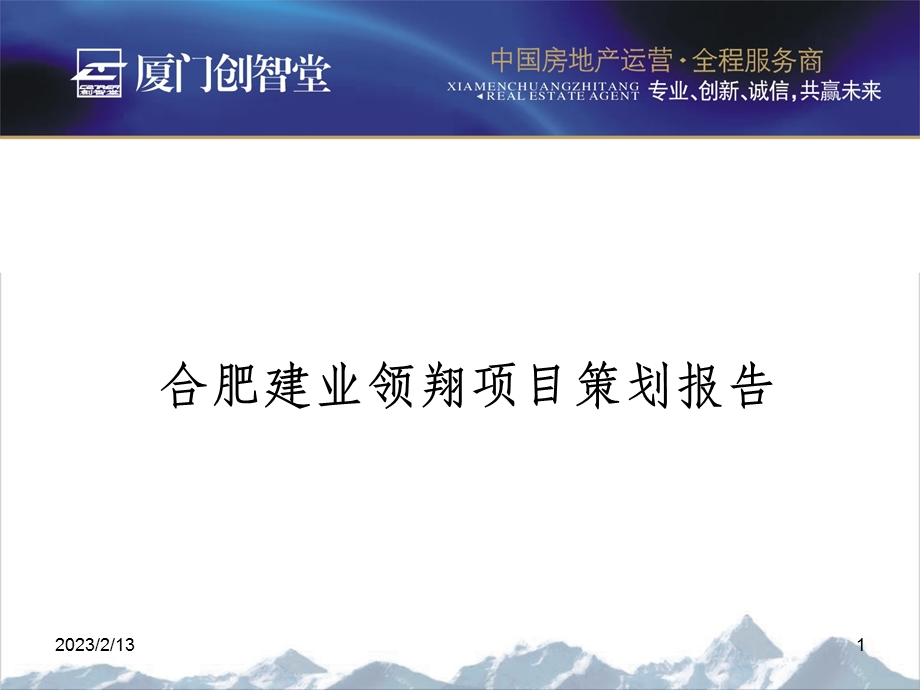 合肥建业令翔项目.ppt_第1页