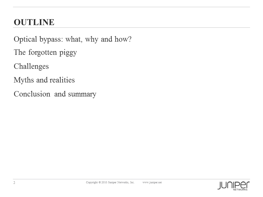 全光 IP 网：神话还是现实？——Juniper.ppt_第2页