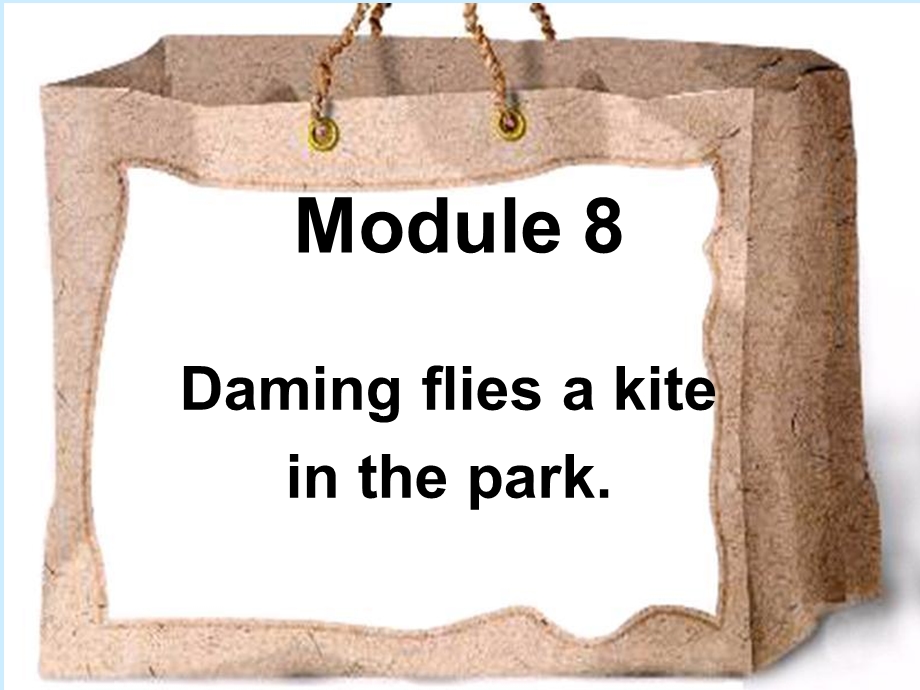 daming flies a kite in the park.ppt_第1页