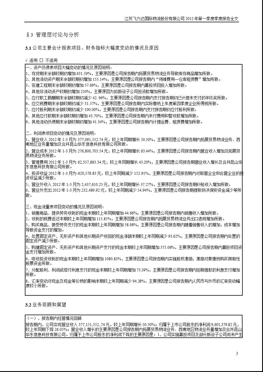 飞力达：第一季度报告全文.ppt_第3页