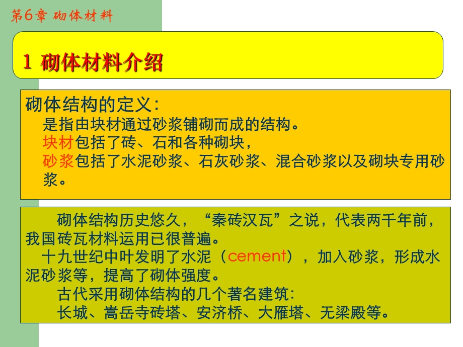 建筑材料课件教学课件PPT砌体材料学习课件.ppt_第2页