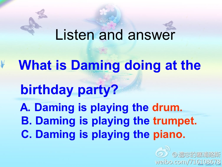 外研社小学英语六级下册Module 5 Unit1Daming is having a birthday party课件.ppt_第3页