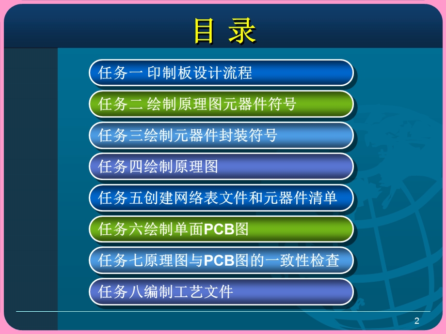 《电子CAD综合实训》项目一 直流稳压电源印制板设计.ppt_第2页