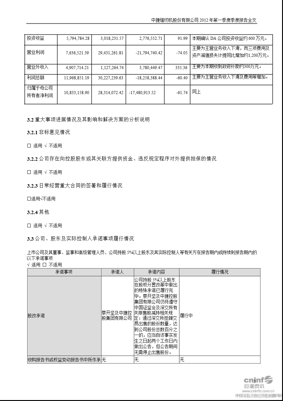 中捷股份：第一季度报告全文.ppt_第3页