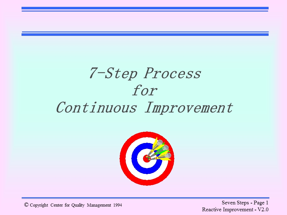 009667 steps for continous improvement.ppt_第1页