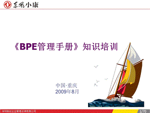 《BPE管理手册》知识培训.ppt