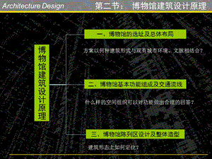 博物馆建筑设计博物馆建筑设计原理.ppt