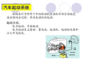 汽车启动系统教学培训课件PPT.ppt