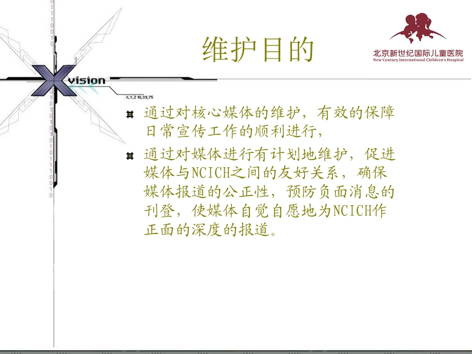 北京新世纪国际儿童医院媒体维护计划.ppt_第3页