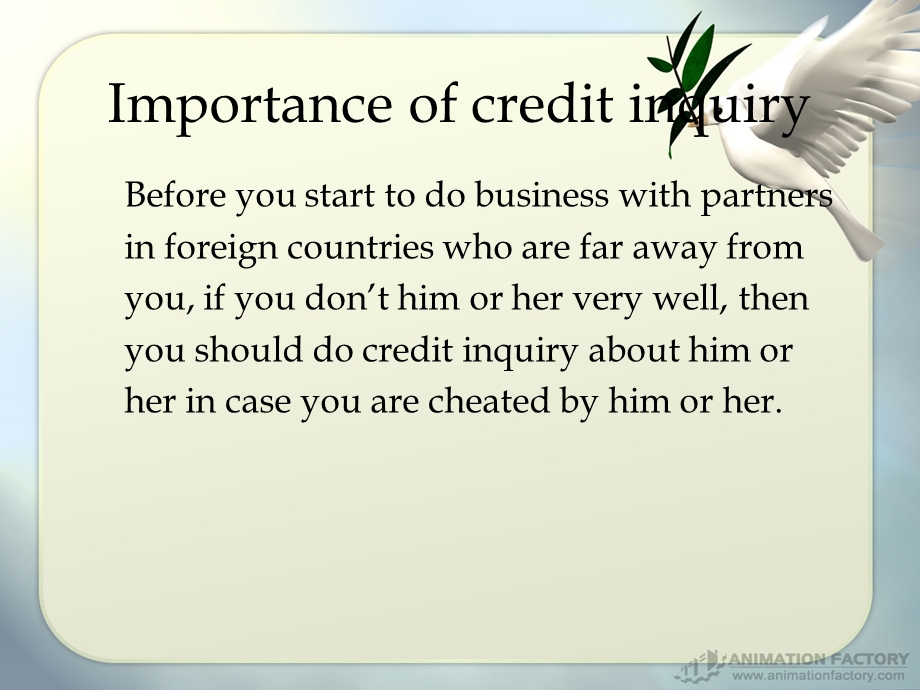 外贸函电 unit 3 Credit Inquiry.ppt_第2页