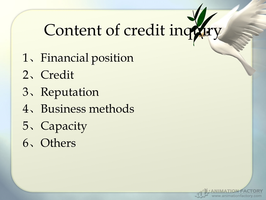 外贸函电 unit 3 Credit Inquiry.ppt_第3页