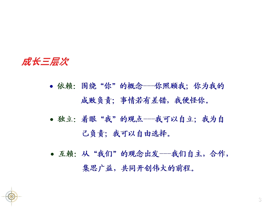 《卓越经理人自我修炼培训教程》—— 踏上全面成功之路(1).ppt_第3页