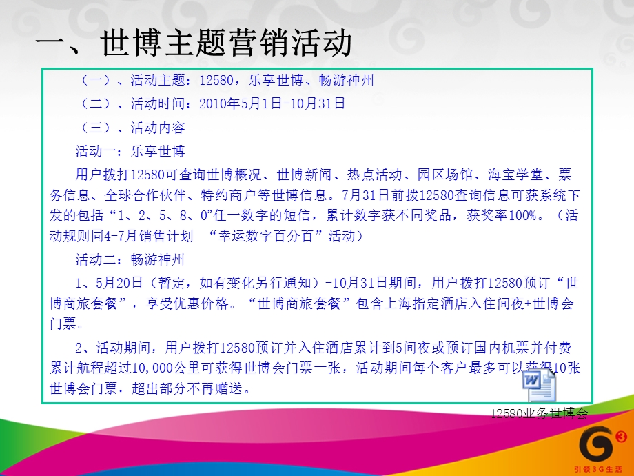 中国移动12580世博主题及麦当劳优惠券促销活动.ppt_第2页