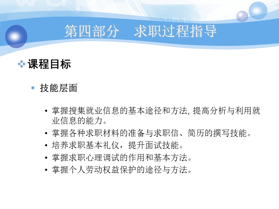 大学生职业发展与就业指导44求职过程指导之求职面试技巧.ppt_第3页