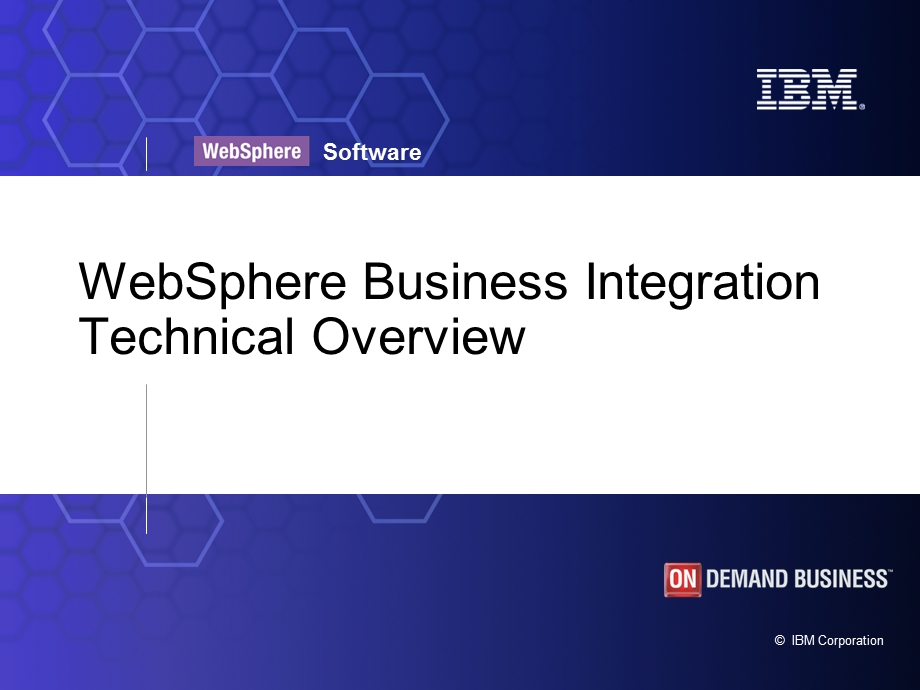 IBMWebSphere Business Integration Technical Overv.ppt_第1页