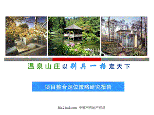 广州温泉山庄项目整合定位策略研究报告.ppt