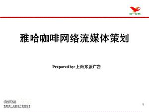 雅哈咖啡网络流媒体策划方案.ppt