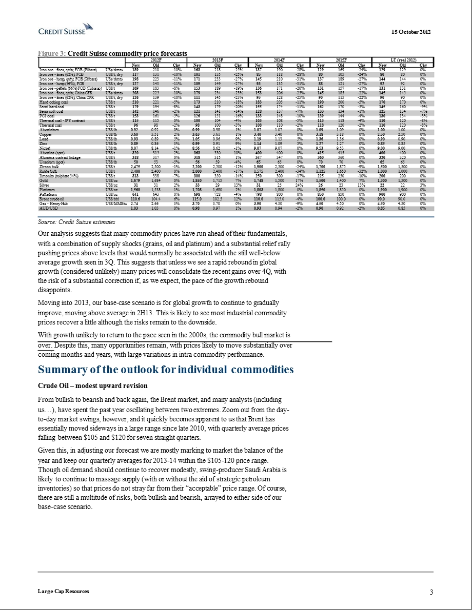 LARGECAPRESOURCES：COMMODITYREVISIONSFAVOUROILSTOCKSBUTALREADYPRICEDIN;WEPREFERLARGECAPMINERS1018.ppt_第3页