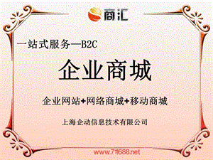 【广告策划PPT】b2c企业商城.ppt