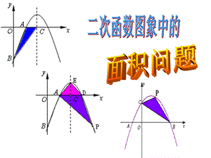 初中数学《二次函数图象中的面积问题》课件.ppt