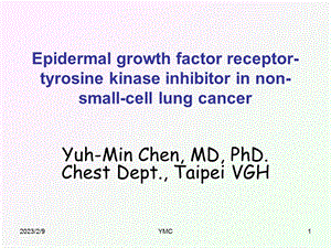 非小细胞肺癌表皮生长因子受体酪氨酸激酶抑制剂（英文）(1).ppt