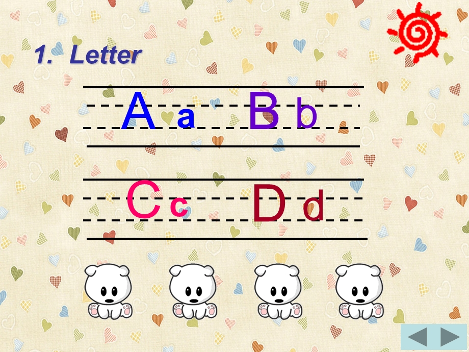 冀教版小学英语三级上册Lesson 6 ABCD.ppt_第2页