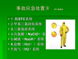 三甲基三氯硅烷应急预案.ppt