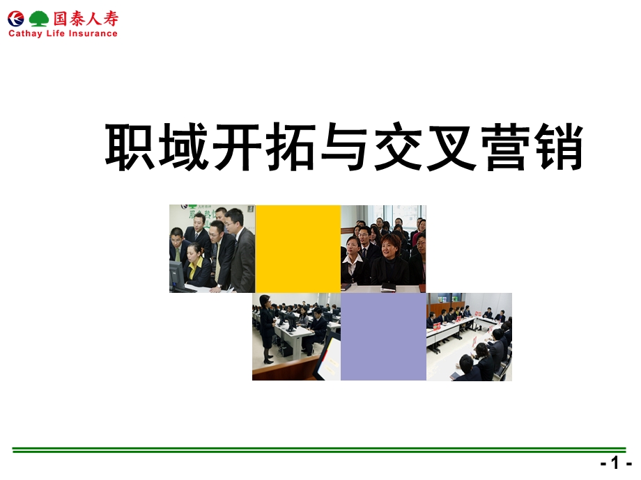 人寿保险公司职域开拓与交叉营销.ppt.ppt_第1页