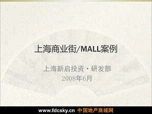 上海商业街MALL案例分析.ppt