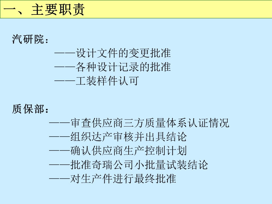 ppap 奇瑞汽车公司的生产批准程序最新版（PPT 31页） .ppt_第3页