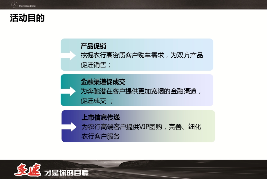 全新梅赛德斯奔驰系列圣诞节营销活动策划方案【精品推荐】 .ppt_第3页