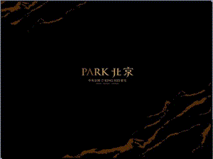 朝阳公园豪宅PARK北京营销提报111018终版.ppt