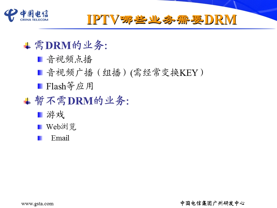 DRM在IPTV中的应用探讨中国电信.ppt_第3页