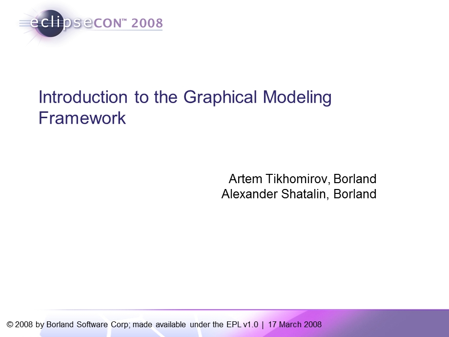 IntroductiontotheGraphicalModelingFramework.ppt_第1页