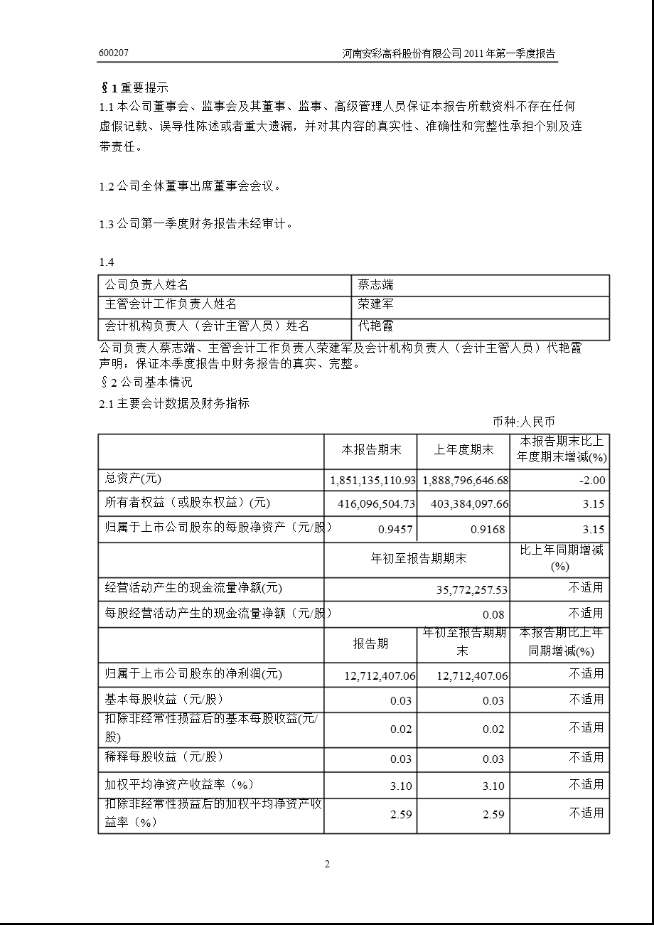 600207ST安彩第一季度季报.ppt_第3页